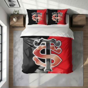 Alternative view of Housse De Couette Stade Toulousain Rugby Club Parure de lit Ensemble De Literie Rugby - Model 10