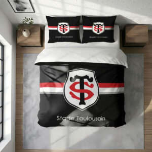 Alternative view of Housse De Couette Stade Toulousain Rugby Club Parure de lit Ensemble De Literie Rugby - Model 11