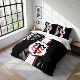 Housse De Couette Stade Toulousain Rugby Club Parure de lit Ensemble De Literie Rugby – Model 14