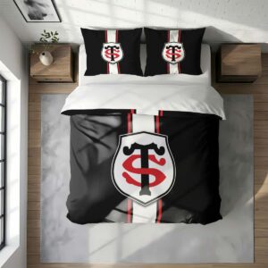 Alternative view of Housse De Couette Stade Toulousain Rugby Club Parure de lit Ensemble De Literie Rugby - Model 14