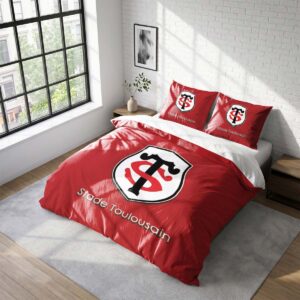 Housse De Couette Stade Toulousain Rugby Club Parure de lit Ensemble De Literie Rugby - Model 15