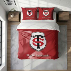 Alternative view of Housse De Couette Stade Toulousain Rugby Club Parure de lit Ensemble De Literie Rugby - Model 15