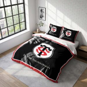Housse De Couette Stade Toulousain Rugby Club Parure de lit Ensemble De Literie Rugby - Model 16