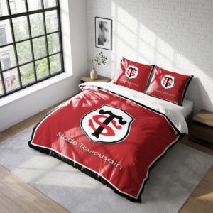 Housse De Couette Stade Toulousain Rugby Club Parure de lit Ensemble De Literie Rugby - Model 17
