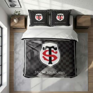 Alternative view of Housse De Couette Stade Toulousain Rugby Club Parure de lit Ensemble De Literie Rugby - Model 20