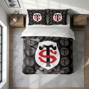 Alternative view of Housse De Couette Stade Toulousain Rugby Club Parure de lit Ensemble De Literie Rugby - Model 21