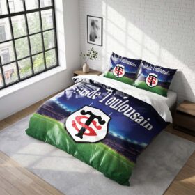 Housse De Couette Stade Toulousain Rugby Club Parure de lit Ensemble De Literie Rugby – Model 22