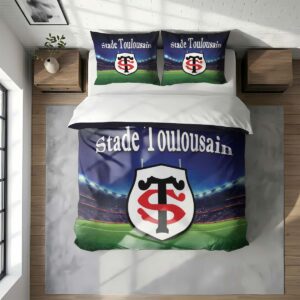 Alternative view of Housse De Couette Stade Toulousain Rugby Club Parure de lit Ensemble De Literie Rugby - Model 22