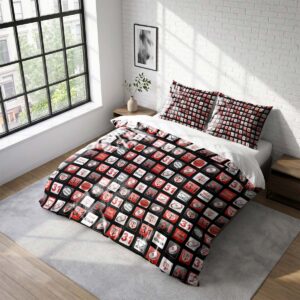 Housse De Couette Stade Toulousain Rugby Club Parure de lit Ensemble De Literie Rugby