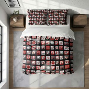 Alternative view of Housse De Couette Stade Toulousain Rugby Club Parure de lit Ensemble De Literie Rugby