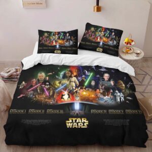 Alternative view of Housse De Couette Star Wars – Tous les Personnages 1003 Parure de lit Ensemble De Literie