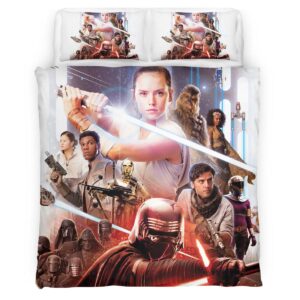 Housse De Couette Star Wars – Tous les Personnages 1007 Parure de lit Ensemble De Literie