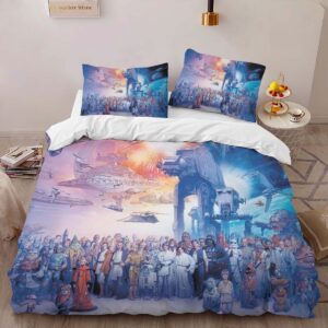 Alternative view of Housse De Couette Star Wars L’Attaque des Clones Parure de lit Ensemble De Literie