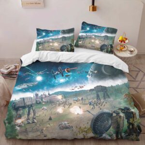 Alternative view of Housse De Couette Star Wars Champ de Bataille 1 Parure de lit Ensemble De Literie