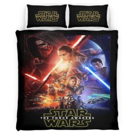 Housse De Couette Star Wars Le Réveil de la Force 2 Parure de lit Ensemble De Literie