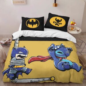 Alternative view of Housse De Couette Stitch & Batman Style Parure de lit Ensemble De Literie
