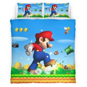 Housse De Couette Super Mario 7 Parure de lit Ensemble De Literie