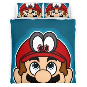 Housse De Couette Super Mario 8 Parure de lit Ensemble De Literie