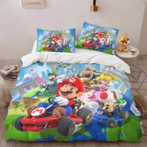 Alternative view of Housse De Couette Personnages Super Mario 1 Parure de lit Ensemble De Literie