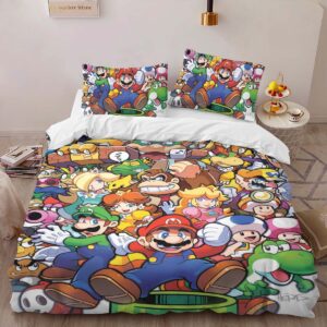 Alternative view of Housse De Couette Personnages Super Mario 12 Parure de lit Ensemble De Literie