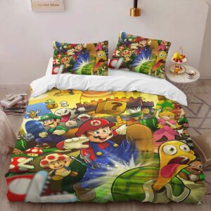 Alternative view of Housse De Couette Personnages Super Mario 13 Parure de lit Ensemble De Literie