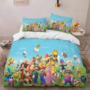 Alternative view of Housse De Couette Personnages Super Mario 15 Parure de lit Ensemble De Literie