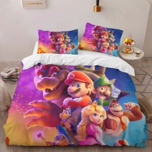 Alternative view of Housse De Couette Personnages Super Mario 16 Parure de lit Ensemble De Literie