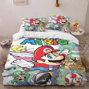 Alternative view of Housse De Couette Personnages Super Mario 23 Parure de lit Ensemble De Literie
