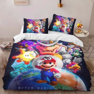 Alternative view of Housse De Couette Personnages Super Mario 25 Parure de lit Ensemble De Literie