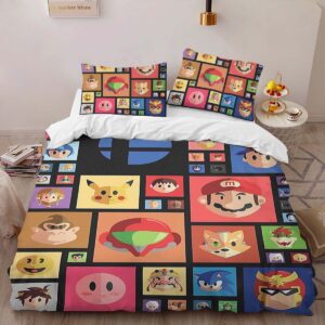 Alternative view of Housse De Couette Personnages Super Mario 26 Parure de lit Ensemble De Literie