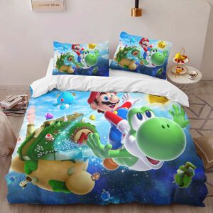 Alternative view of Housse De Couette Personnages Super Mario 3 Parure de lit Ensemble De Literie