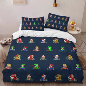 Alternative view of Housse De Couette Personnages Super Mario 30 Parure de lit Ensemble De Literie