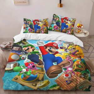 Alternative view of Housse De Couette Personnages Super Mario 4 Parure de lit Ensemble De Literie