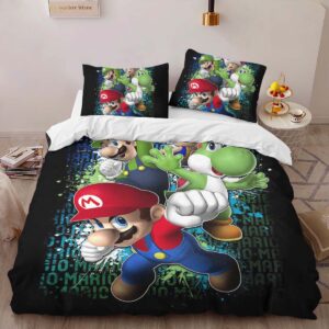 Alternative view of Housse De Couette Personnages Super Mario 49 Parure de lit Ensemble De Literie