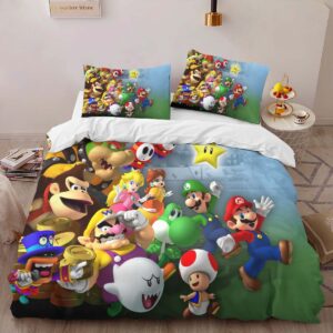 Alternative view of Housse De Couette Super Mario Personnages 8 Parure de lit Ensemble De Literie