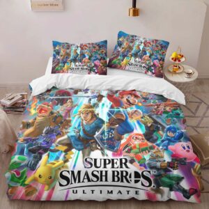 Alternative view of Housse De Couette Super Mario Personnages 9 Super Bros Parure de lit Ensemble De Literie