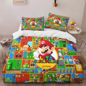 Alternative view of Housse De Couette Super Mario Début du jeu Parure de lit Ensemble De Literie