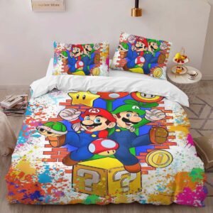 Alternative view of Housse De Couette Super Mario Luigi Parure de lit Ensemble De Literie