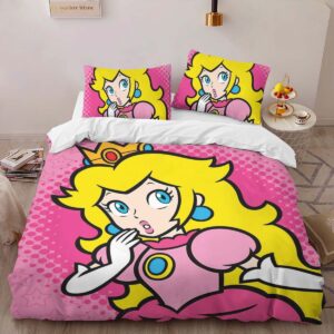 Alternative view of Housse De Couette Super Mario Princesse Peach Parure de lit Ensemble De Literie