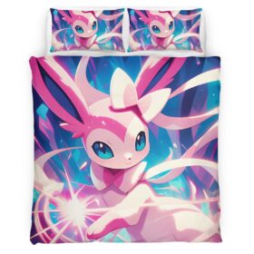 Housse De Couette Nymphali Pokémon 11 Parure de lit Ensemble De Literie