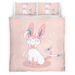 Housse De Couette Nymphali Pokémon 2 Parure de lit Ensemble De Literie