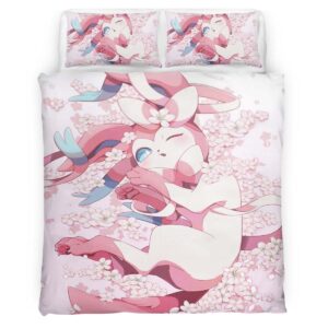 Housse De Couette Nymphali Pokémon 3 Parure de lit Ensemble De Literie