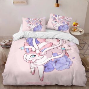 Alternative view of Housse De Couette Nymphali Pokémon 7 Parure de lit Ensemble De Literie