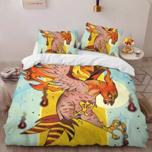 Alternative view of Housse De Couette Flambusard Pokémon Parure de lit Ensemble De Literie