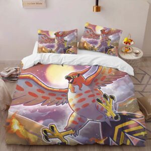 Alternative view of Housse De Couette Flambusard Pokémon 2 Parure de lit Ensemble De Literie