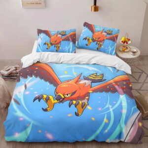 Alternative view of Housse De Couette Flambusard Pokémon 3 Parure de lit Ensemble De Literie