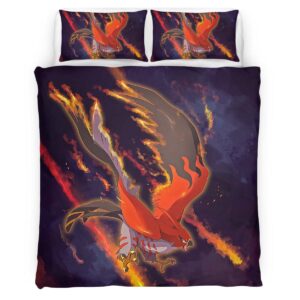 Housse De Couette Flambusard Pokémon 9 Parure de lit Ensemble De Literie