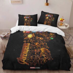 Alternative view of Housse De Couette Gant de Thanos Marvel Parure de lit Ensemble De Literie