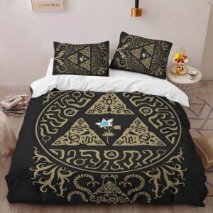Alternative view of Housse De Couette The Legend of Zelda – Breath of the Wild Triforce Parure de lit Ensemble De Literie