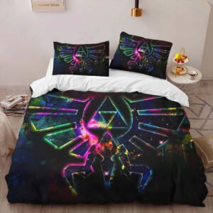Alternative view of Housse De Couette The Legend of Zelda – Logo Style Galaxie Parure de lit Ensemble De Literie